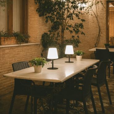 Lampa Stołowa LED 2.6W Przenośna Zewnętrzna Aluminiowa z Akumulatorem EpinayKarmelowy