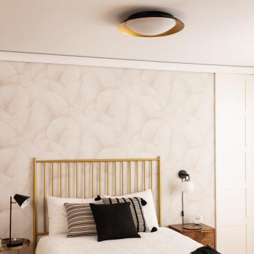 Plafon LED 30W Okrągły z Metalu Ø500 mm CCT Regulacja TaylorBiały / Złoty