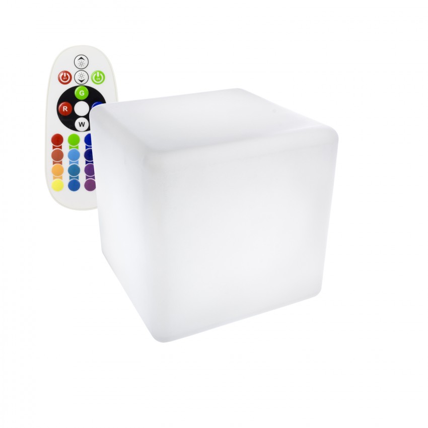 Rechargeable RGBW LED Cube 50cm