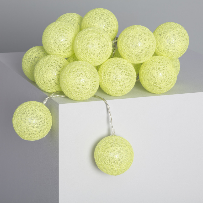 Lemon LED String Light with 20 Balls
