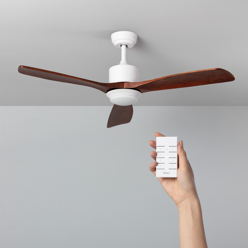 Ventilador de Techo LED Smart Minimal PRO Ultrasilencioso Tº de Color Seleccionable 15W Plata