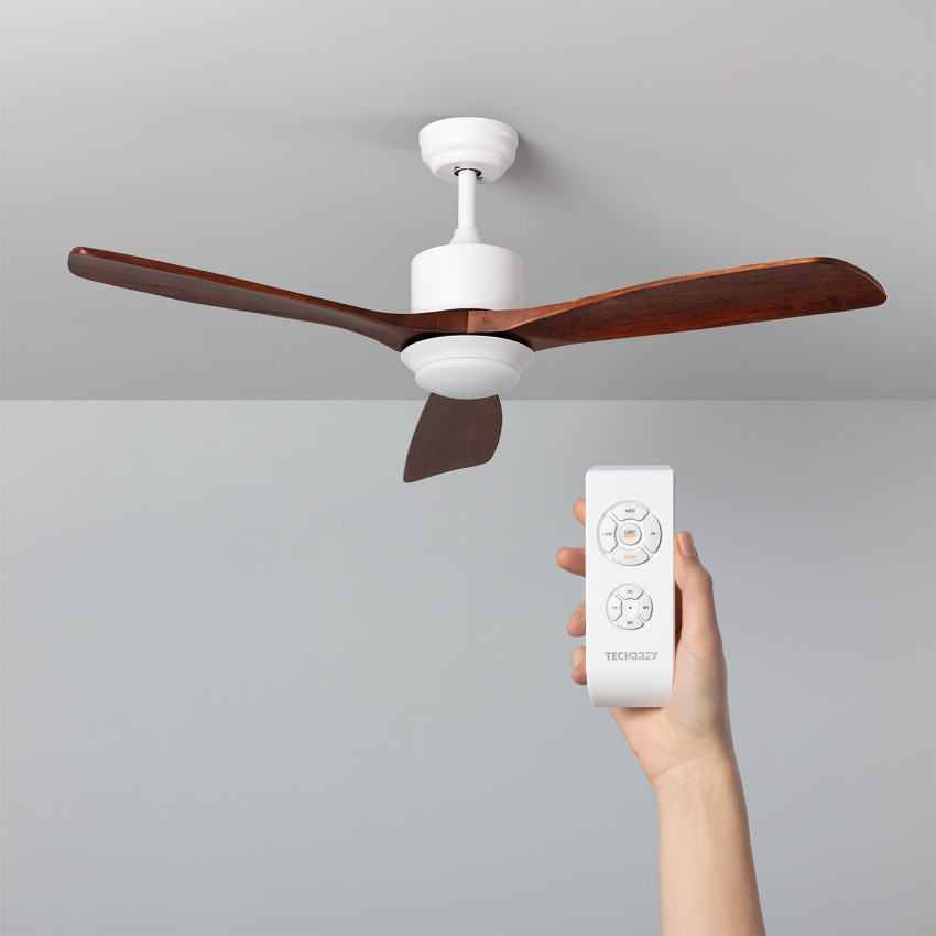 Wooden 15W 'Forest' LED Ceiling Fan Selectable CCT