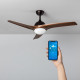 Ventilador de Techo LED Smart Elegant Ultrasilencioso 12W Negro