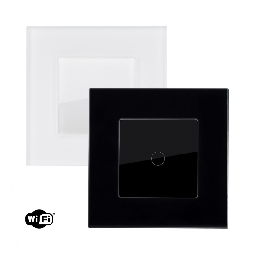 WiFi Single Touch Switch with Modern Glass Frame