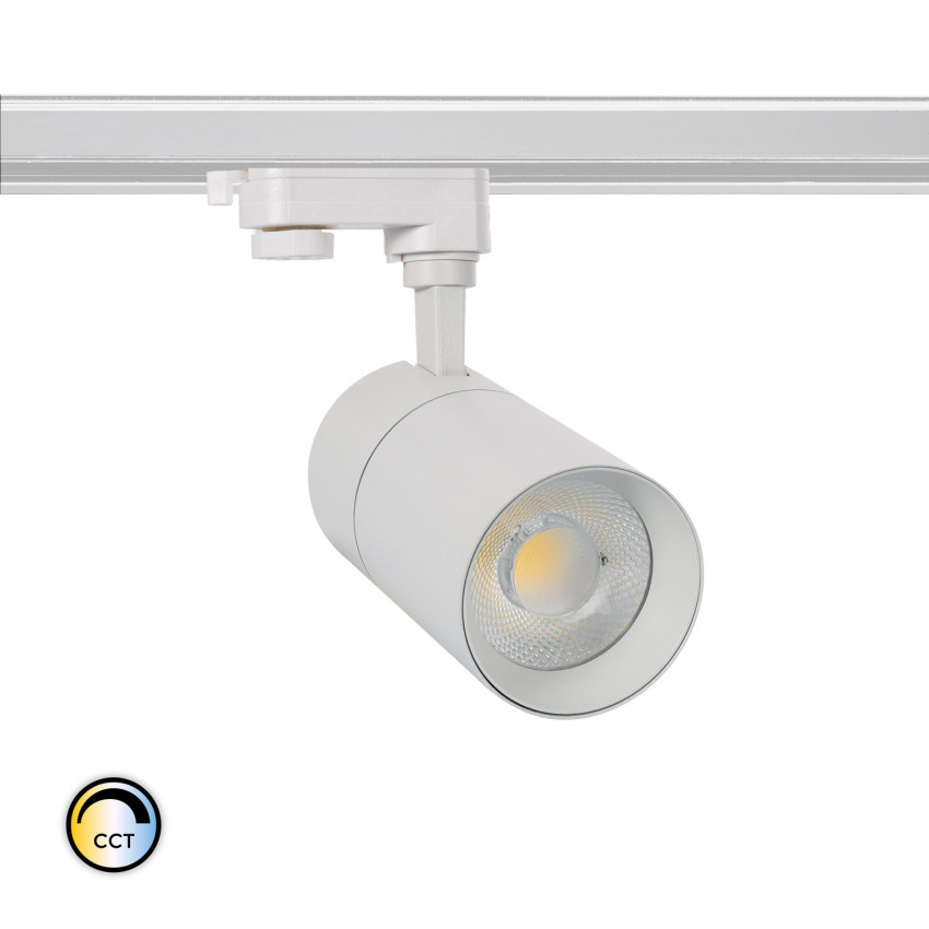 30W New Mallet Selectable CCT LED Spotlight for Three-Phase Track Dimmable (UGR 15) 