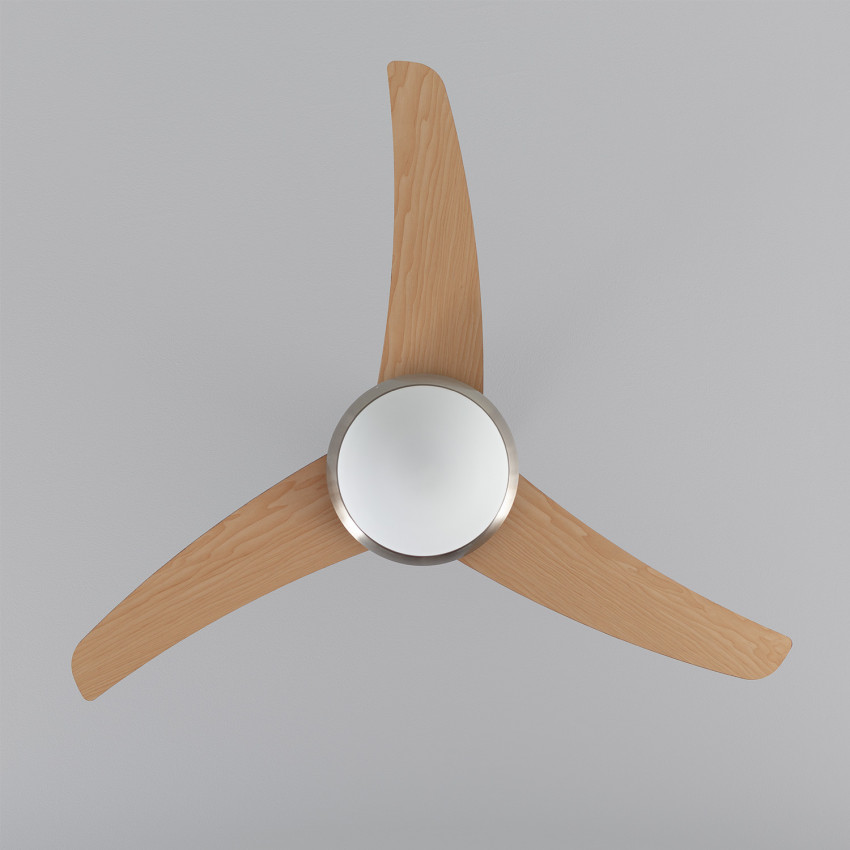 Ventilador de Techo LED Neil LED Madera 107cm Motor DC WiFi