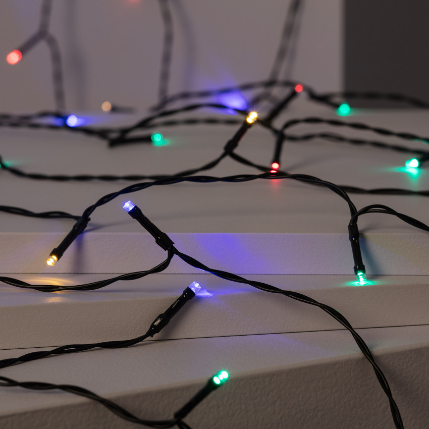 Guirnalda SnowFlakeBalls LED con Cargador Solar 