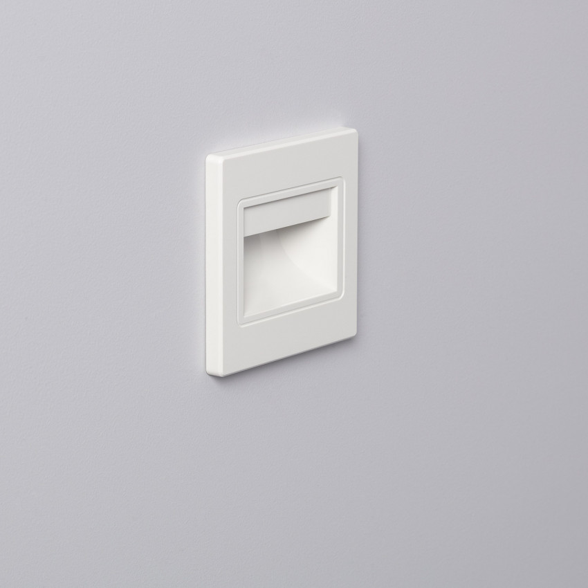 1.5W Randy Recessed Wall LED Spotlight in White