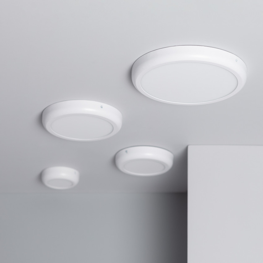 White Round Design 6W LED Surface Panel