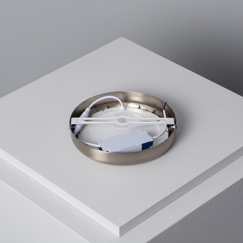 Silver Round Design 12W LED Surface Panel