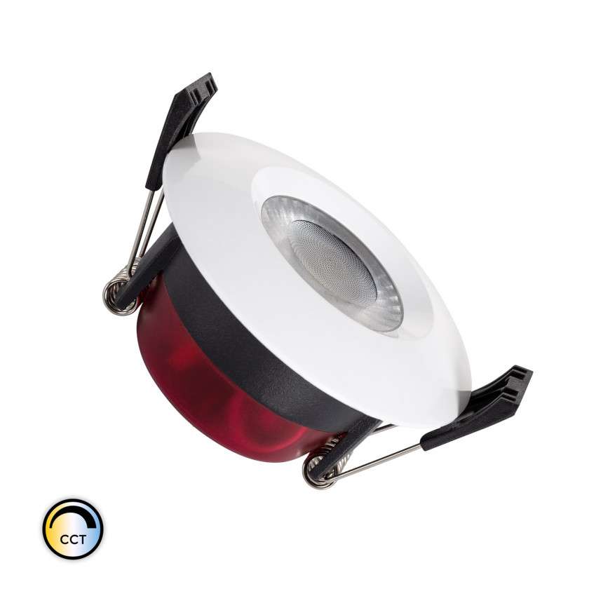 Round 8W CCT Selectable LED Downlight Dimmable Ø70 mm Cut-Out IP65