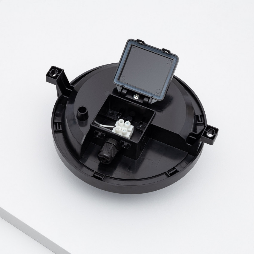 Black Round Hublot 12W LED Surface Panel