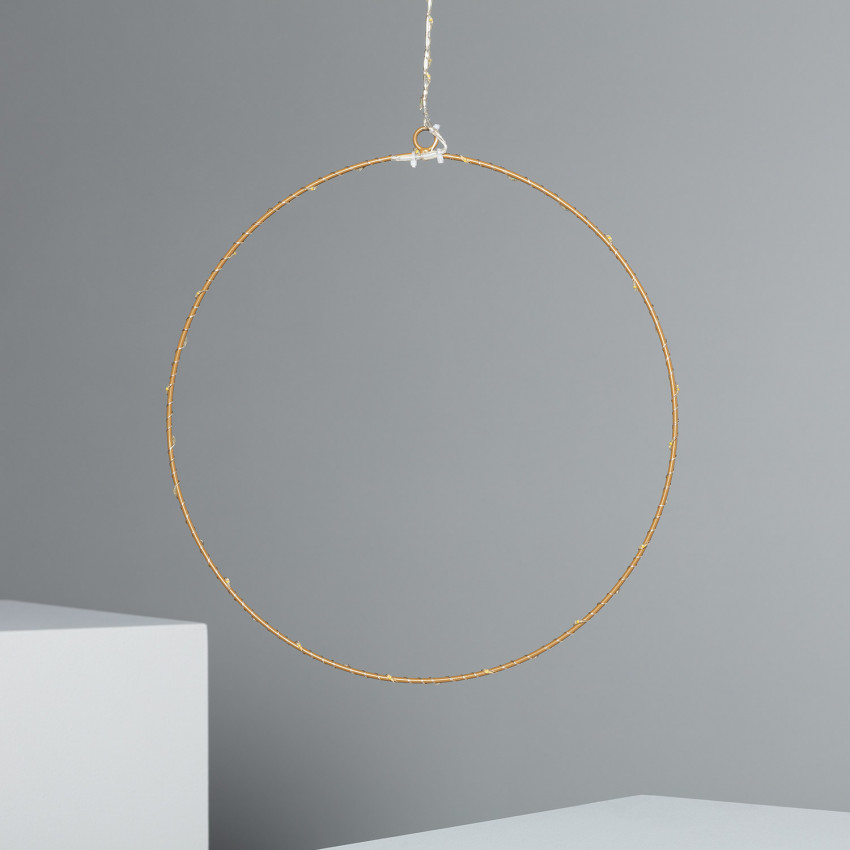 Hoop with LED Light Garland