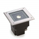 Foco LED Cuadrado en Suelo Gea Power 6W IP67 LEDS-C4