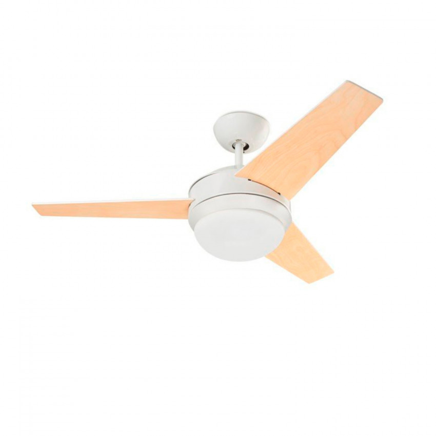 Ventilador de Techo Embat Niquel Madera LED 33W DC LEDS-C4 30-8000-81-F9
