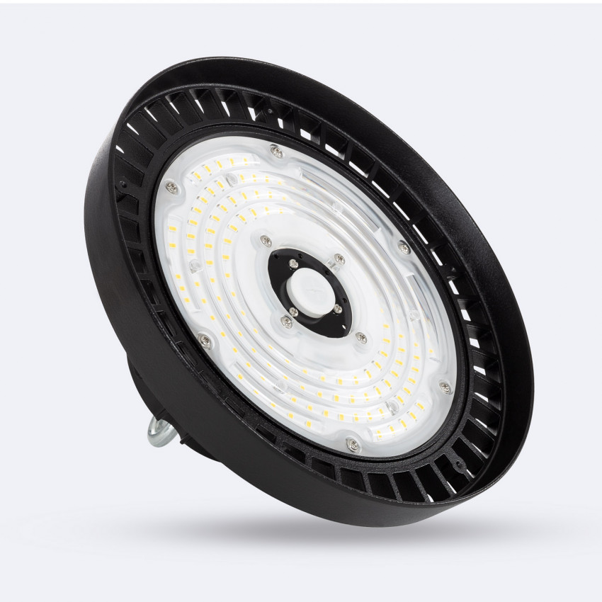 Product photography: 100W Industrial UFO HBD High Bay 0-10V LIFUD Dimmable 180lm/W 